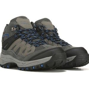Perry Ellis Portfolio Waterproof Hiking Boots Size 4,  color Charcol/blu…